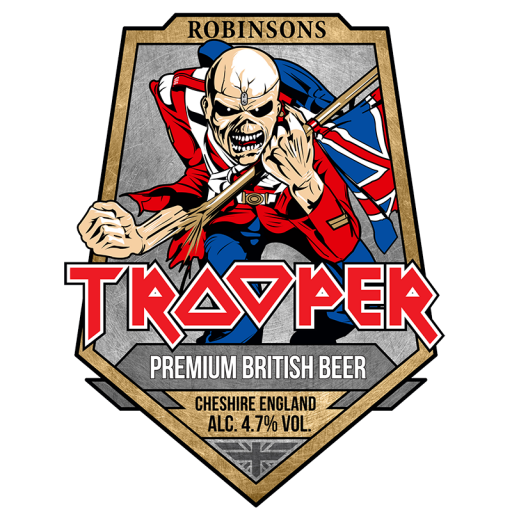 Trooper Beer Triumph badge