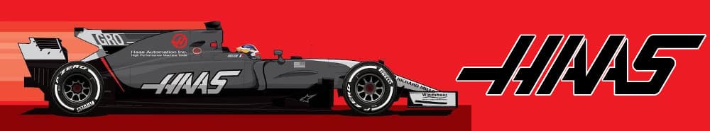 Haas F1 banner